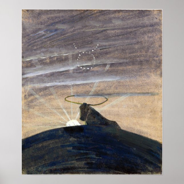 Poster Ciurlionis - Le Soleil Passant Taurus 1906 (Devant)