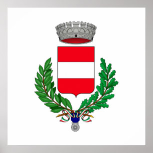 Poster Cividale del Friuli Stemma, Italie