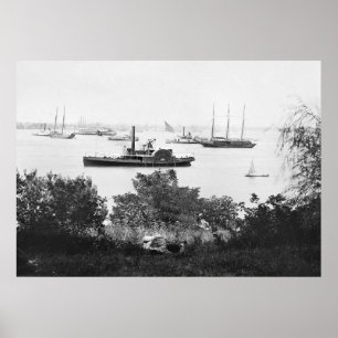 Poster Civil War Transport Ships, 1860s