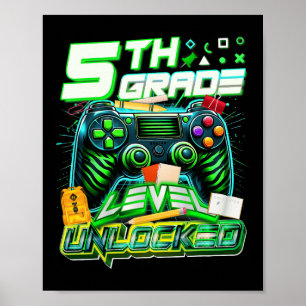 Poster Ck À l'école niveau 5e année Gamer débloqué en pre