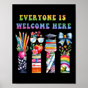 Poster Ck À L'École Tout Le Monde Est Bienvenue Ici Pour