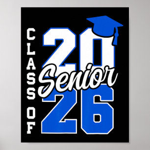 Poster Cl de 2026 Senior 2026 Retour à l'école 2025 Diplô
