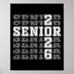 Poster Cl de 2026 Senior 2026 Retour à l'école 2026 Diplô