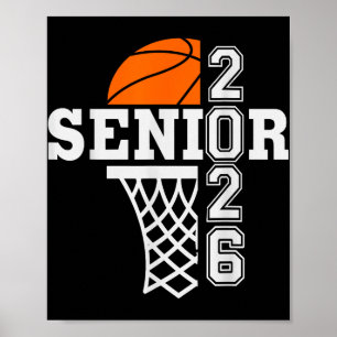 Poster Cl Of 2026 Basketball Senior 26 Joueur Team Gradua