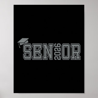 Poster Cl Of 2026 Decorations Back To School Graduation 2