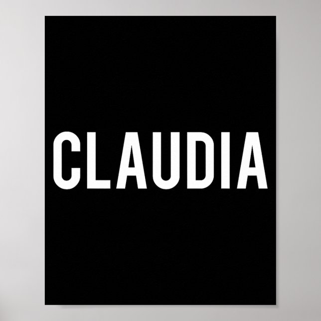Poster Cla - Cool New Funny Name Fan Gift Tee  (Devant)
