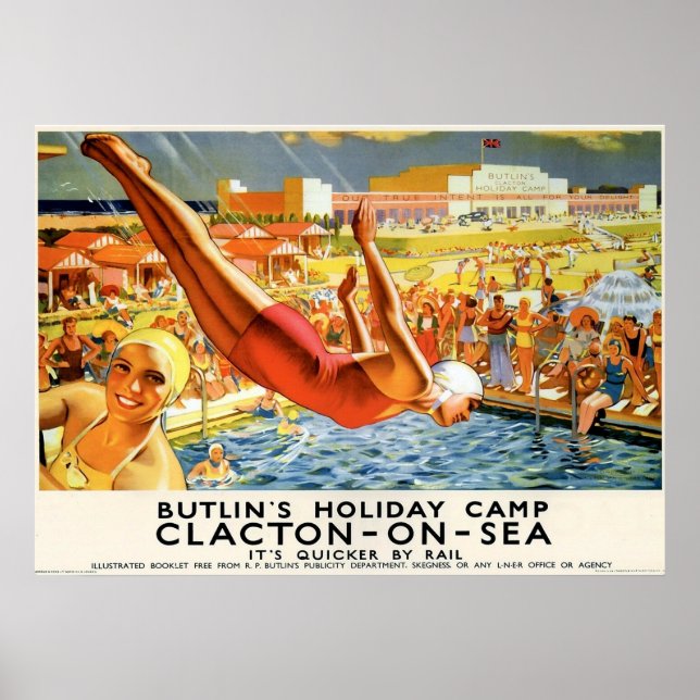 POSTER CLACTON EN MER (Devant)