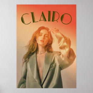 Poster Clairo vert