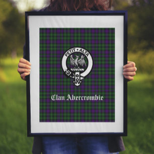 Poster Clan Abercrombie Tartan & Crest