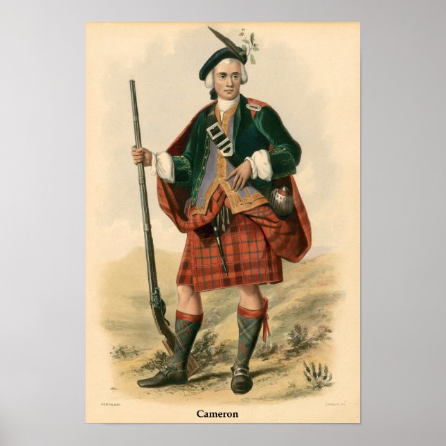 Poster Clan Cameron (Devant)
