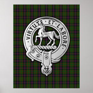 Poster Clan Cochrane Crest & Tartan