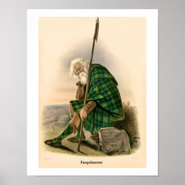 Poster Clan Farquharson (Devant)