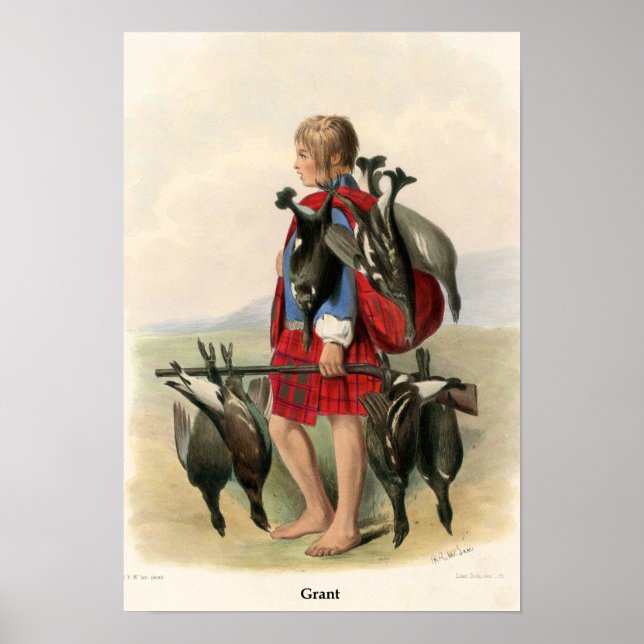 Poster Clan Grant (Devant)