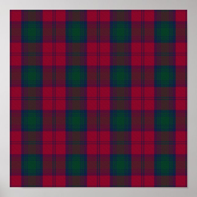 Poster Clan Lindsay Tartan - Téléchargement numérique (Devant)