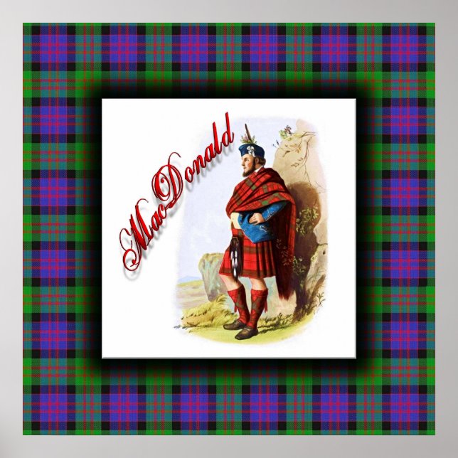 Poster Clan MacDonald Scottish Dream (Devant)
