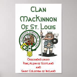 Poster Clan MacKinnon St. Louis