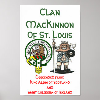 Poster Clan MacKinnon St. Louis