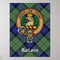Clan MacLaren Crest sur Tartan