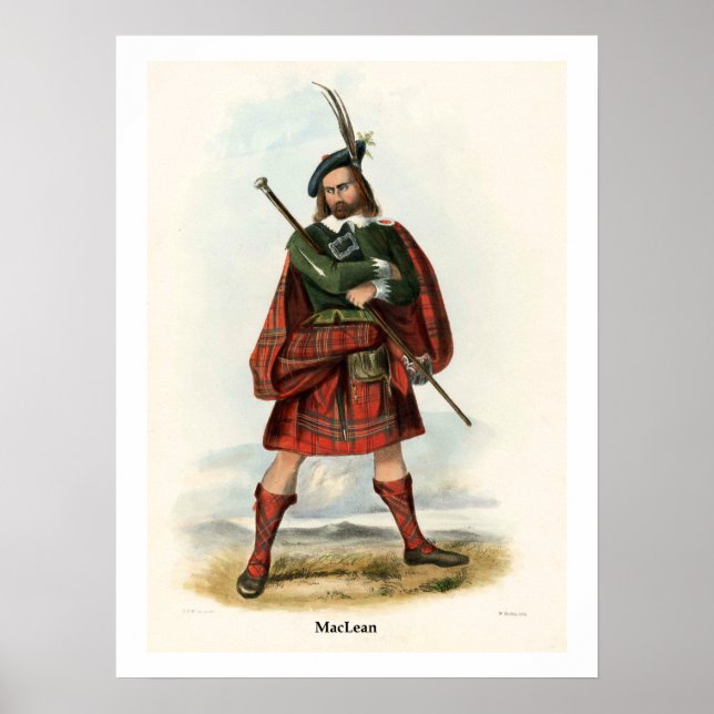 Poster Clan MacLean (Devant)