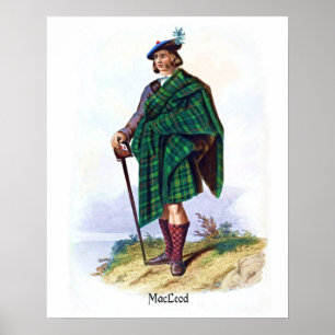 Poster Clan MacLeod by R. R. McIan