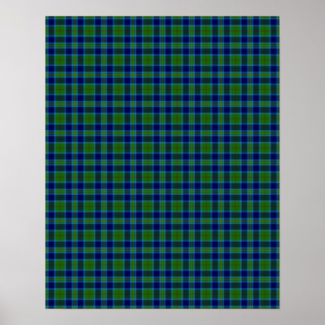 Poster Clan Miller Tartan (Devant)