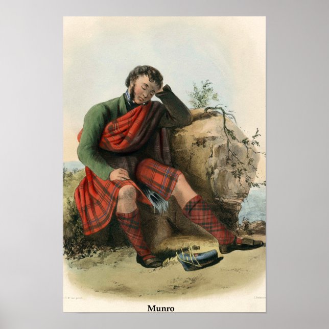 Poster Clan Munro (Devant)