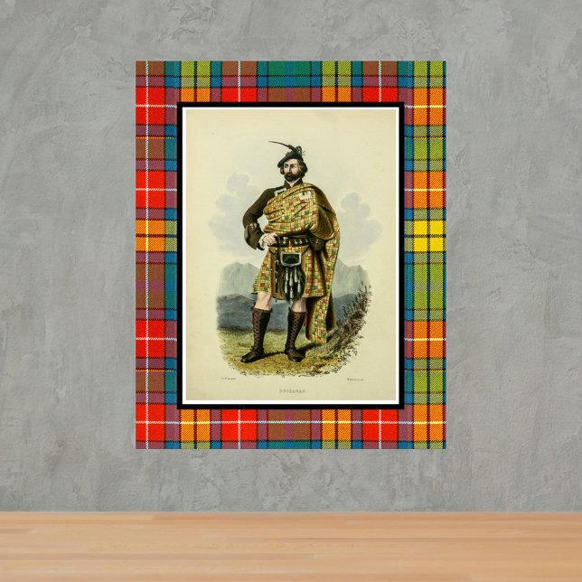 Poster Clansman écossais de Buchanan vintage (Créateur téléchargé)