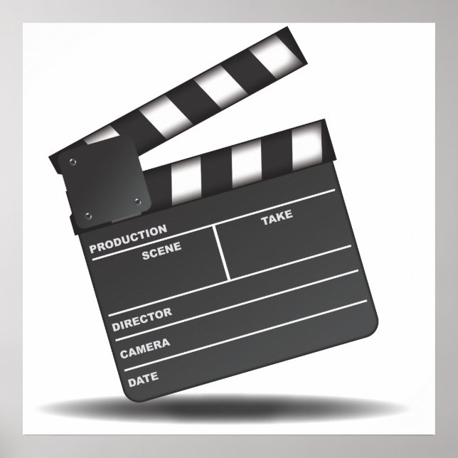 Poster Clapet de cinéma (Devant)