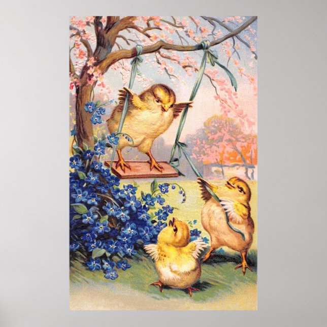 Poster Clapsaddle : Balançoire (Devant)