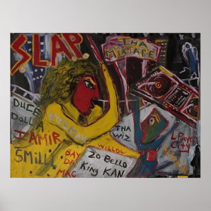 POSTER CLAQUE LA MIX TAPE
