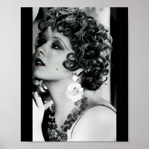 Poster Clara Bow ... La fille informatique des années 192