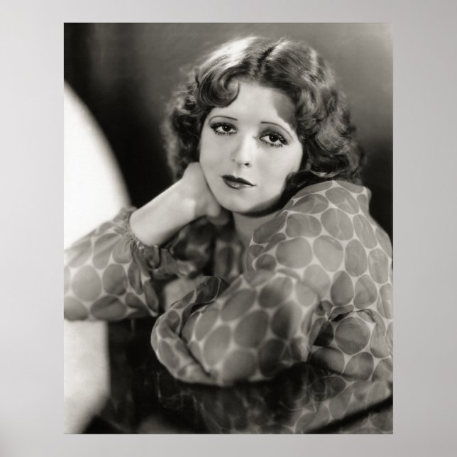 Poster Clara Bow : La fille "It" (années 1920) (Devant)
