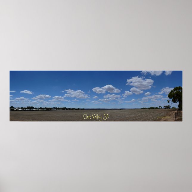 Poster Clare Valley, SA (Devant)