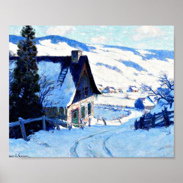 Poster Clarence Gagnon - ferme (Devant)