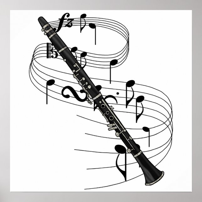 Poster Clarinet (Devant)