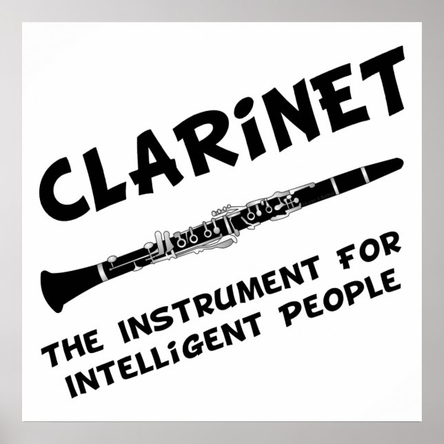 Poster Clarinet intelligent (Devant)