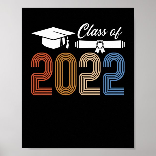 Poster Classe 2022 College University High School (Devant)