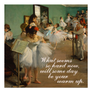 Poster Classe Ballet   Edgar Degas   Devis inspirant