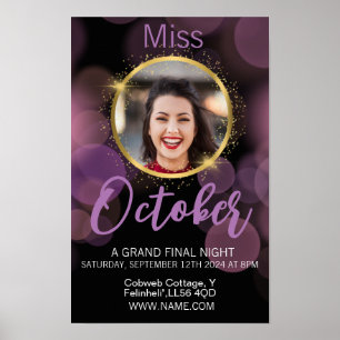 Poster classe d'affiche de concours invitation, anniversa
