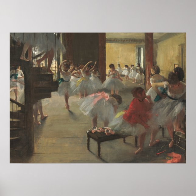 Poster Classe Danse - Edgar Degas Art (Devant)
