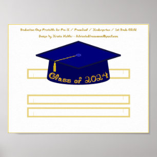 Poster Classe de Casquette de la Marine de Cap de 2024 Pa