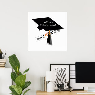 Poster Classe de casquette et de diplôme de 2026