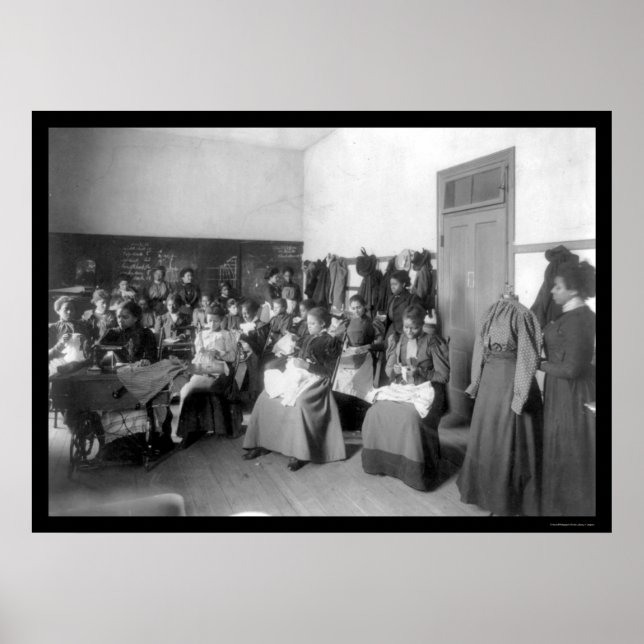 Poster Classe de couture Howard University 1900 (Devant)