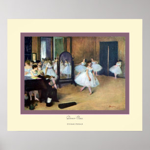 Poster Classe de danse~ Edgar Degas