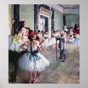 Poster Classe de danse par Edgar Degas