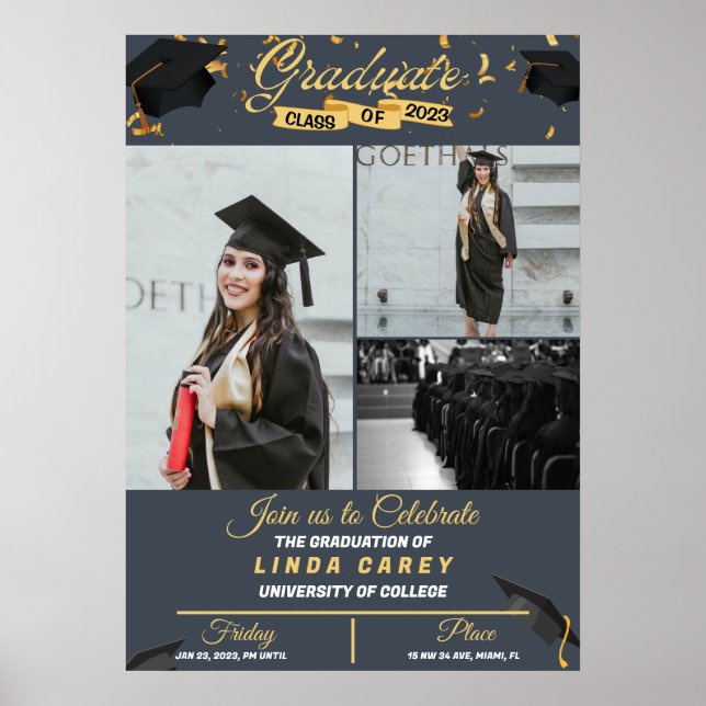 Poster Classe de diplôme de (Devant)