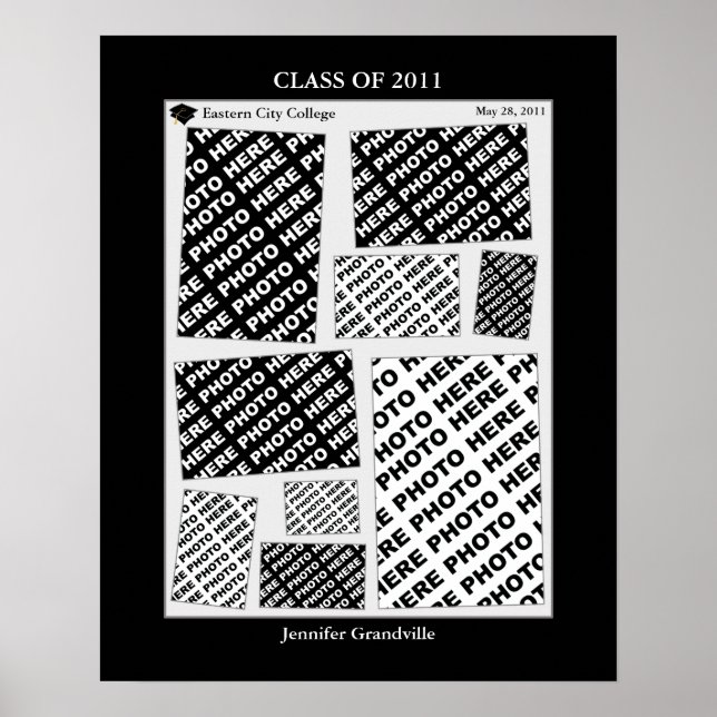 Poster Classe de fin d'études 2011 Photo Collage 1 Imprim (Devant)