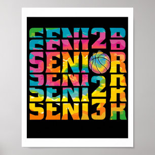Poster Classe de l'affiche de basketball de nuit senior 2