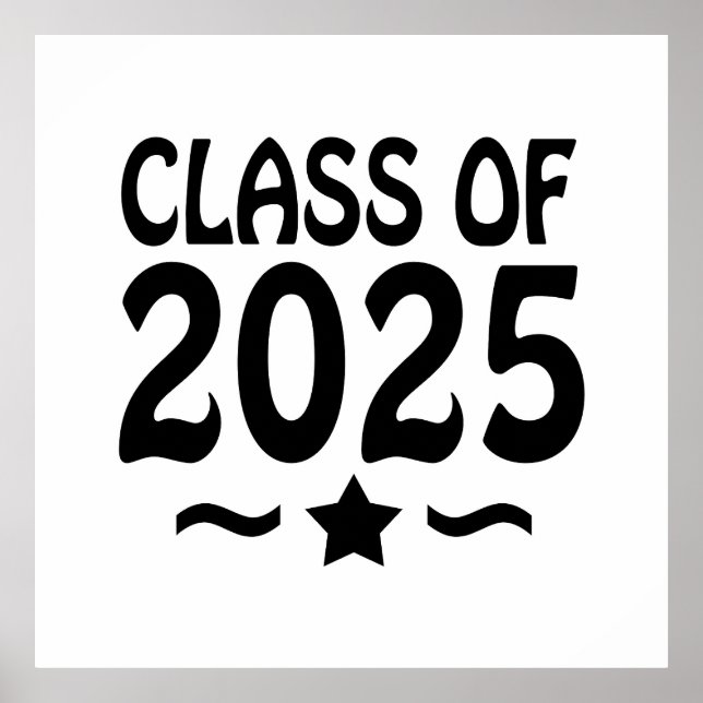 Poster Classe étoile de fin d'études de 2025 (Devant)
