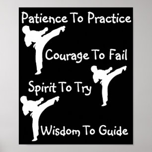 Poster classe karaté